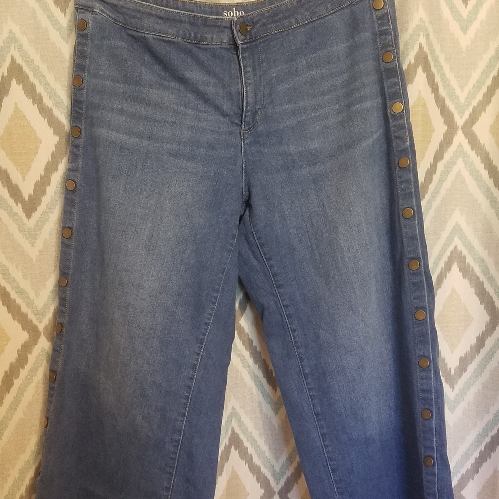 Soho wide leg jeans